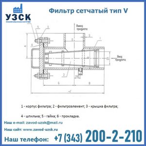 Фильтр сетчатый ФС по Т-ММ-11-2003 в Чите
