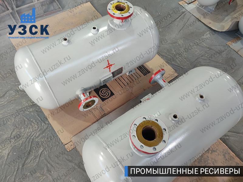 фотография промышленных ресиверовдля газа Чита